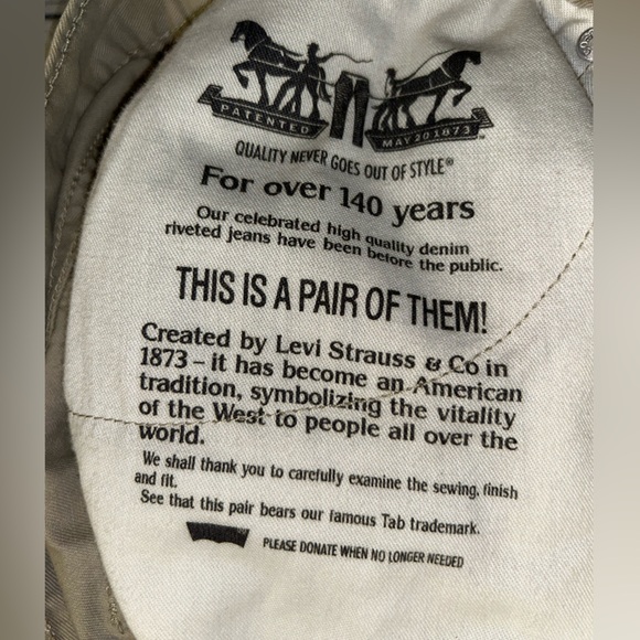 Men's 36x32 514 Levi Strauss Tan Jeans - Picture 8 of 8